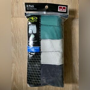 Athletic Works Men’s Size Small (6Pack) Microfiber Performance Boxer Briefs